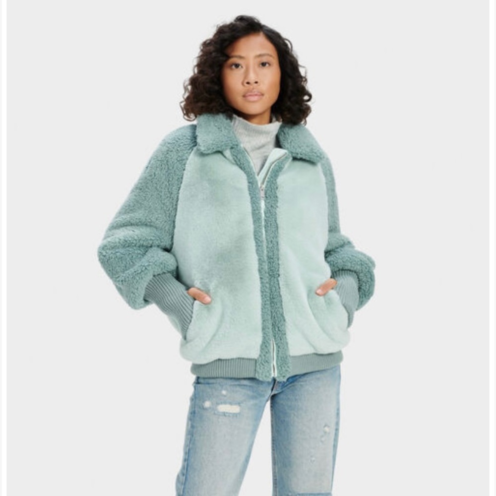 UGG Augusta Sherpa Baseball Jacket